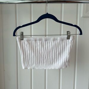 Primp Crescent Bandeau Sweater Top